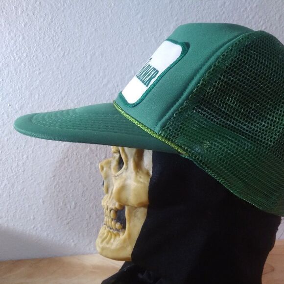 Deadstock Vintage Michigan Farmer Patch Snap Back Trucker Hat - Picture 3 of 9